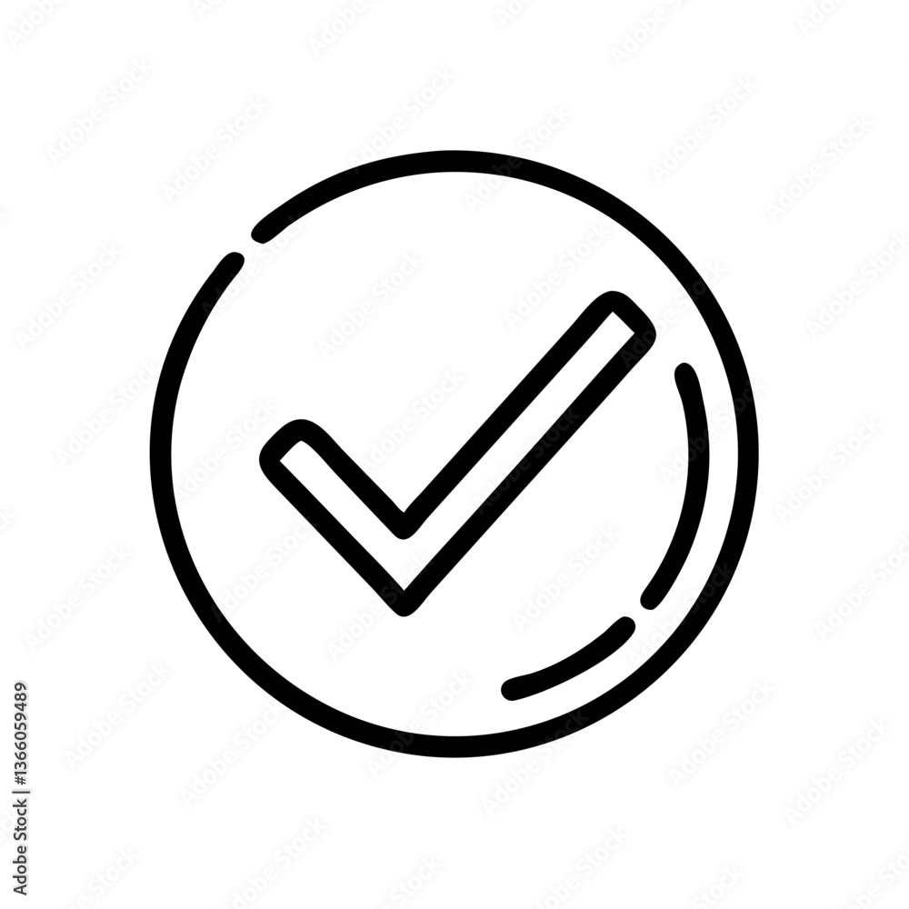 Creative Checkmark Icon for Verification and Approval Purposes on Digital Platforms Creative Checkmark Icon for Verification and Approval Purposes on Digital Platforms