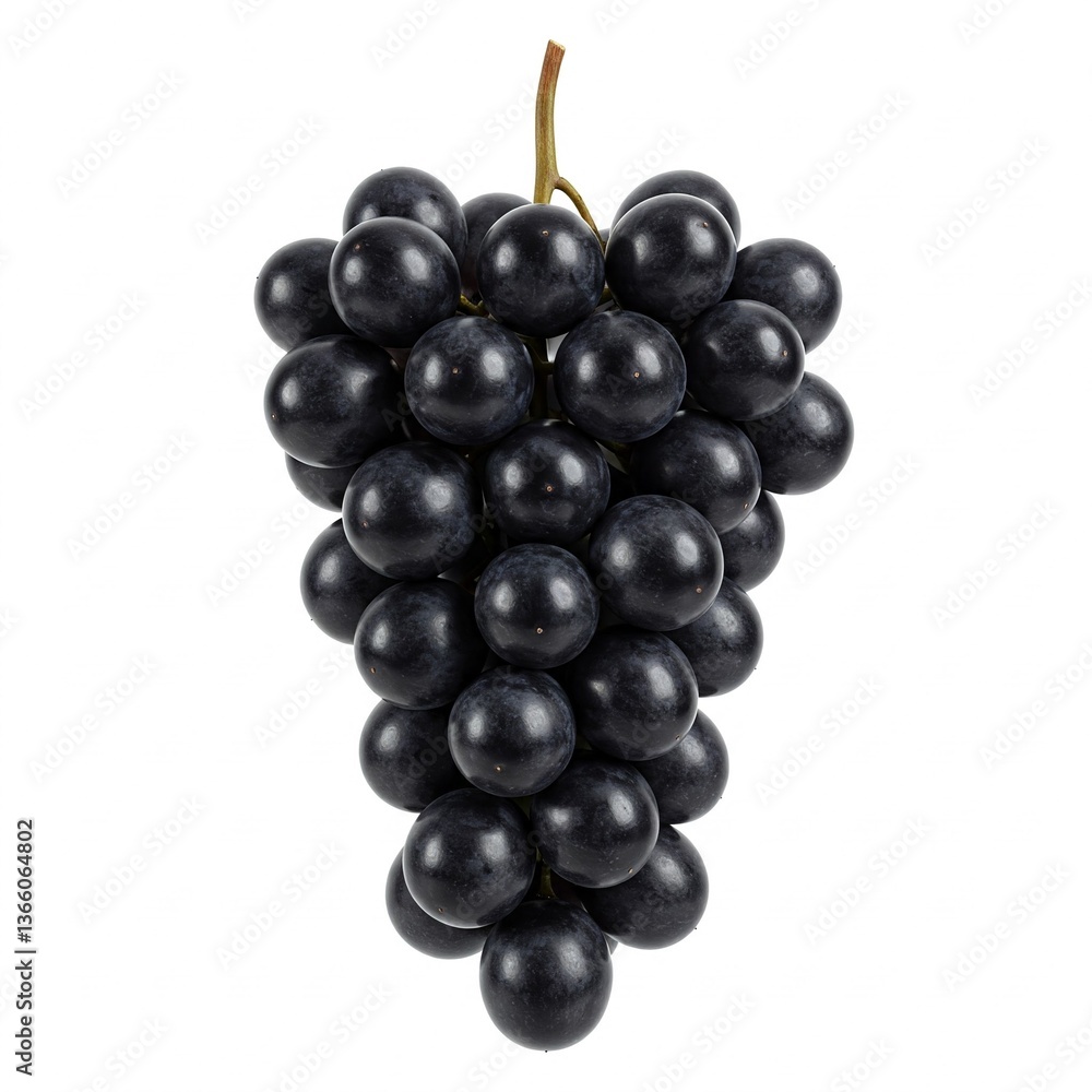 long cluster of black grapes long cluster of black grapes