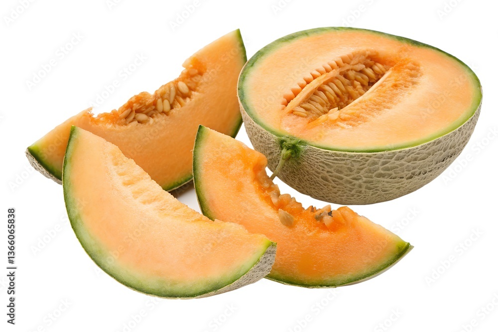 Cantaloupe Melon Slices Cantaloupe Melon Slices