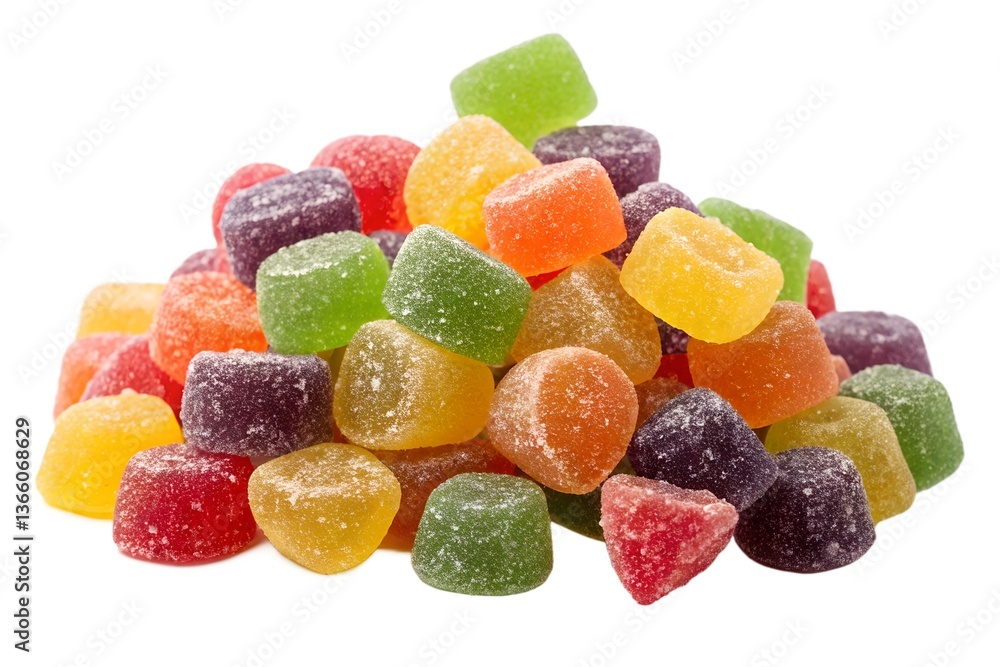Sugar Coated Assorted Fruit Jellies Sugar Coated Assorted Fruit Jellies