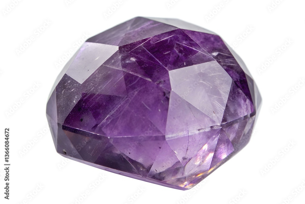 Faceted Amethyst Crystal Faceted Amethyst Crystal