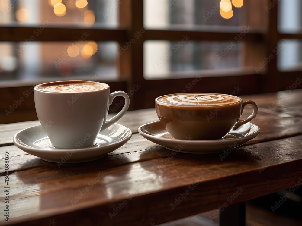 Obraz premium beautifully crafted cappuccino