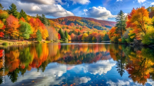 autumn in the mountains