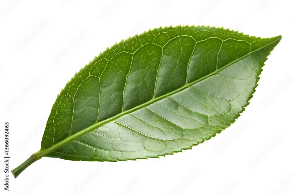 Fototapeta premium Single Green Tea Leaf