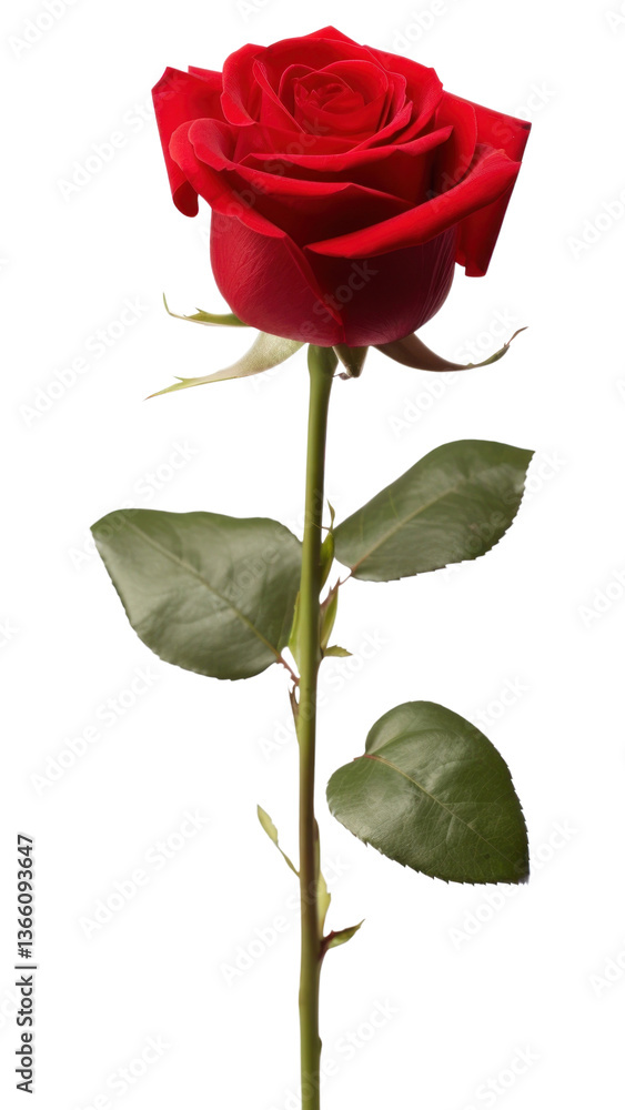 Fototapeta premium PNG Red rose flower photography botanical.
