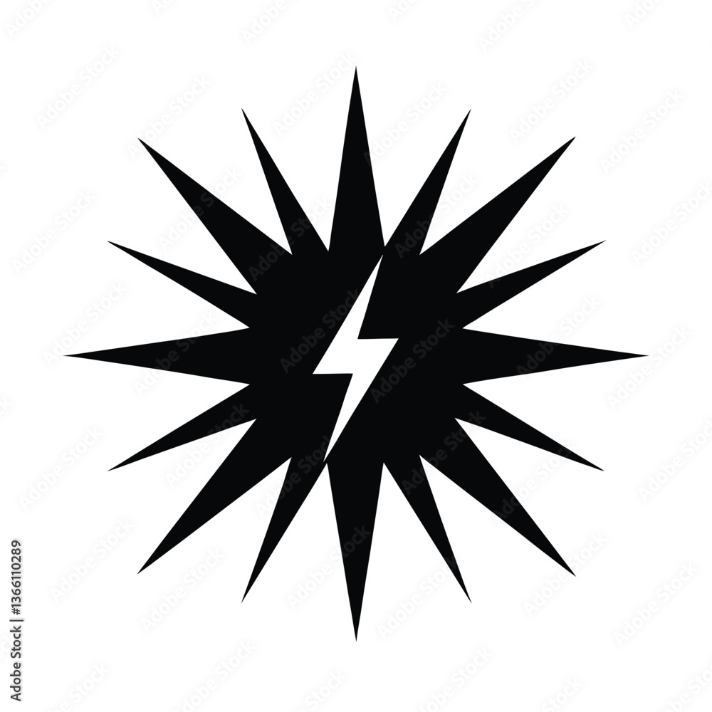 Obraz premium black and white compass vector