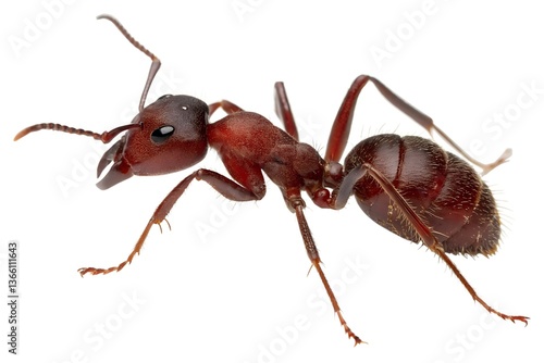 Closeup of a Red Ant