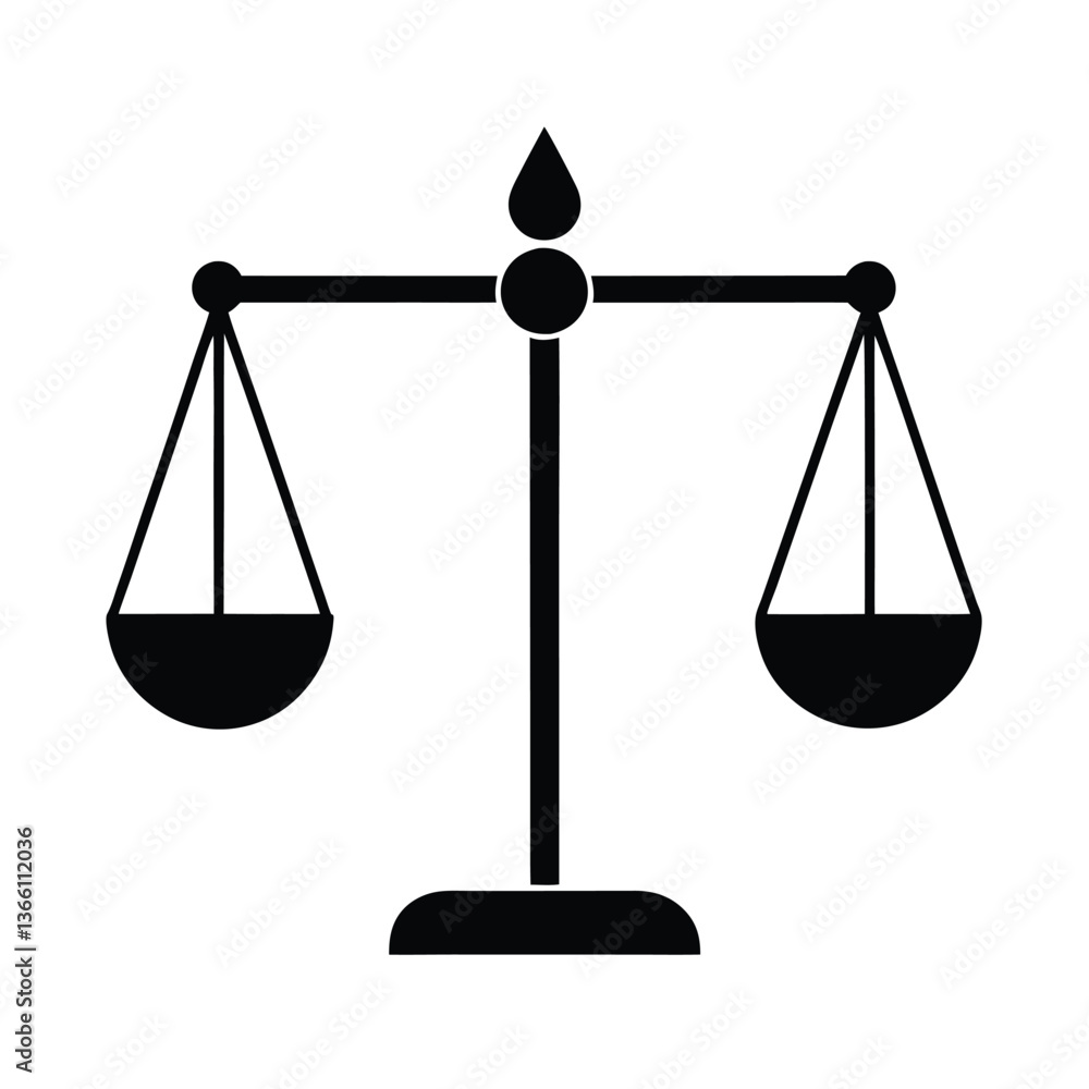 3D golden scales of justice symbol representing balance, law, and equality 3D golden scales of justice symbol representing balance, law, and equality