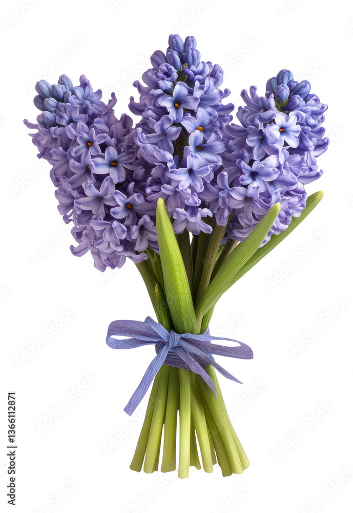 Fototapeta premium PNG Bouquet of Hyacinths hyacinth bouquet flowers.