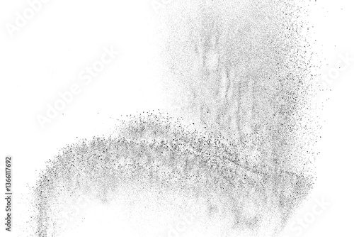 Obraz na płótnie Water texture. Splash effect. Snow overlay. Drops liquid. Grunge pattern. Black explosion on transparent background. PNG format. w salonie