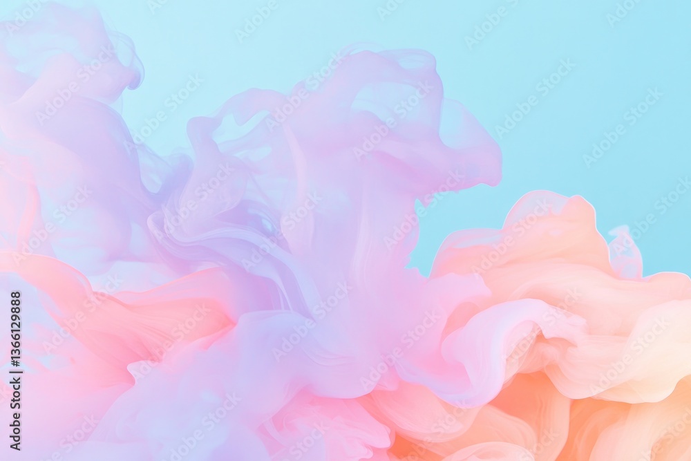 Fototapeta premium abstract representation celebrating world no tobacco day accentuating bold contrast between vibrant swirling hues and