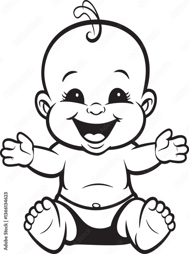 Baby Vector Silhouette Baby Vector Silhouette