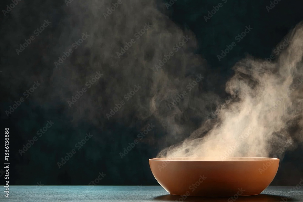 steamy close-up of freshly prepared dish capturing delicate textures and vibrant colors background softly blurred creating steamy close-up of freshly prepared dish capturing delicate textures and vibrant colors background softly blurred creating