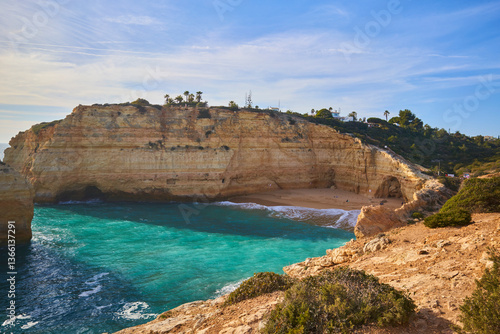 Playa de Benagil en Portugal