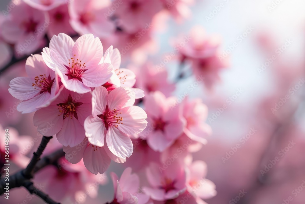 Delicate pink sakura blossoms, full bloom, intricate floral pattern , beautiful, petals, cherry blossom Delicate pink sakura blossoms, full bloom, intricate floral pattern , beautiful, petals, cherry blossom