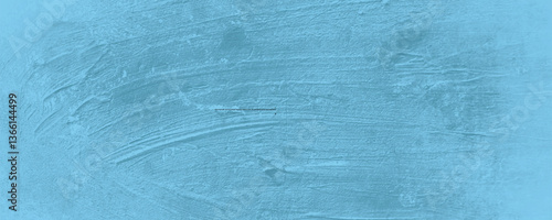 A Richly Colored and Softly Blended Blue Abstract Canvas with a Contemporary Artistic Look

