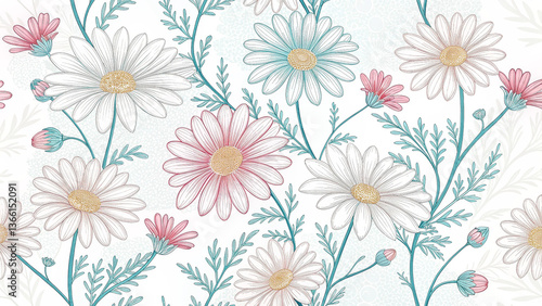Wallpaper Mural floral printing patterns Torontodigital.ca