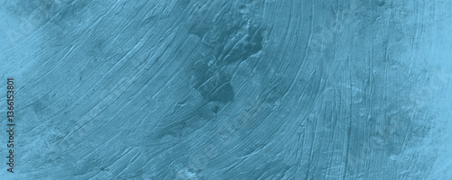 A High-Resolution Blue Painted Background with Softly Blended and Stylishly Rough Textures

