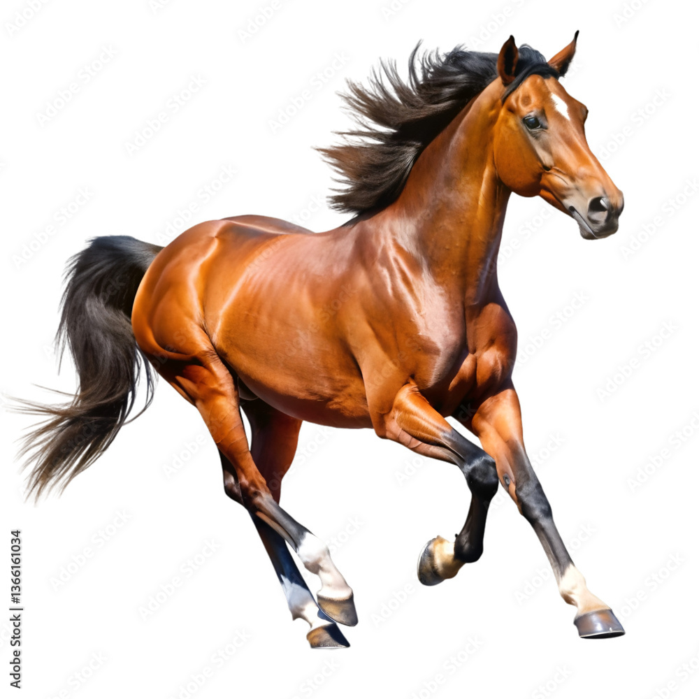 Obraz premium horse isolated on white