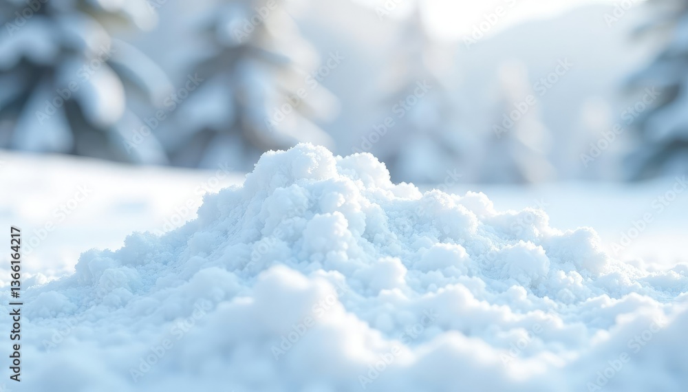 Crisp white snowdrift against a bright white backdrop , cold, brilliant Crisp white snowdrift against a bright white backdrop , cold, brilliant