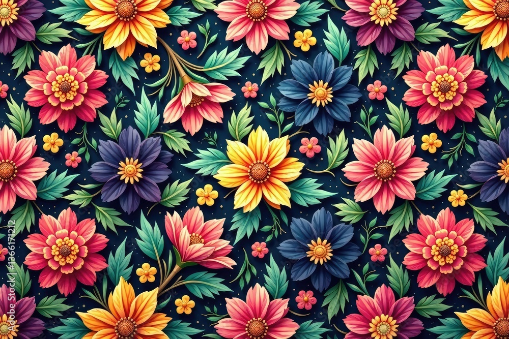 custom made wallpaper toronto digitalIntricate floral design, repeating seamlessly , bloom, background, flower