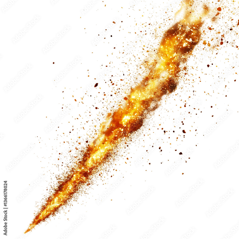 Speeding Vehicle Leaving Trail of Fire Isolated on Transparent Background Speeding Vehicle Leaving Trail of Fire Isolated on Transparent Background