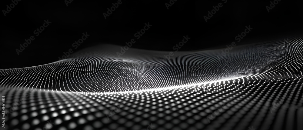 Abstract background with dynamic particles Abstract background with dynamic particles