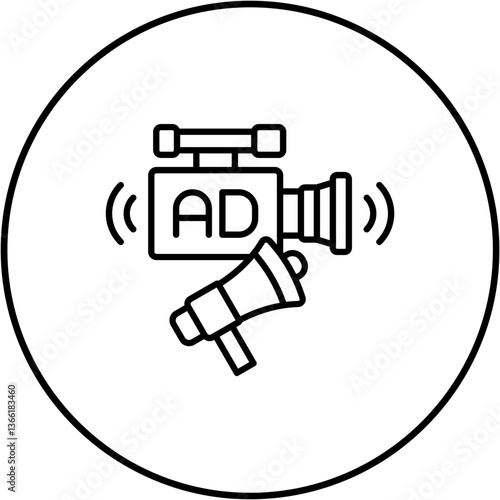 Live streaming Icon