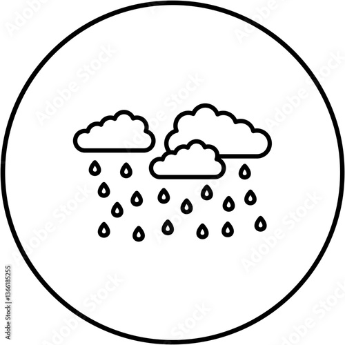 Heavy rain Icon