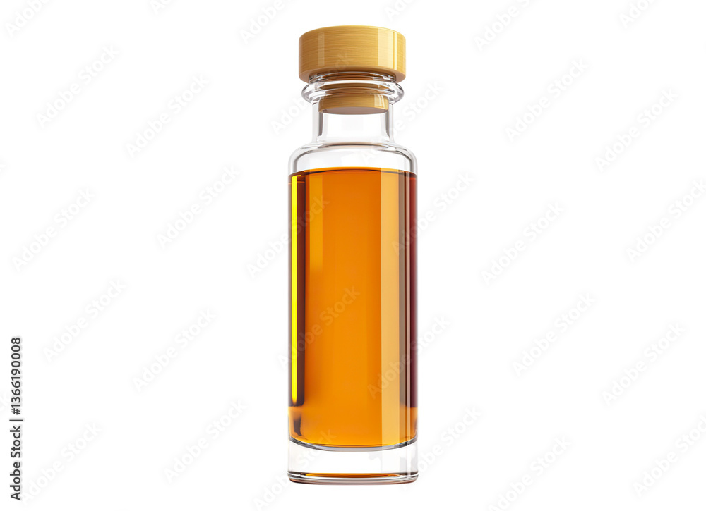 glass dram vial with amber liquid glass dram vial with amber liquid