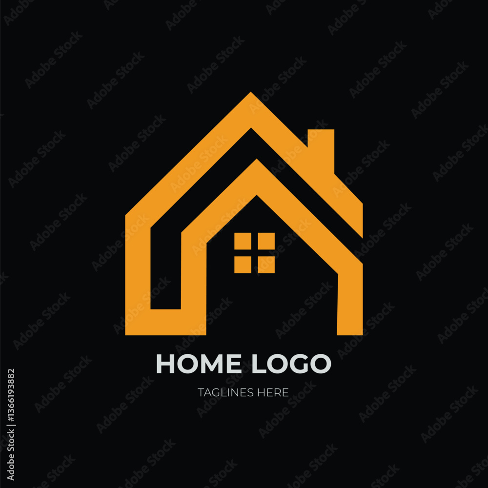 A Modern Home Logo Design - Sleek and Minimalist A Modern Home Logo Design - Sleek and Minimalist