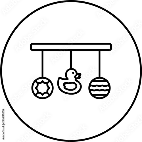 Baby crib Icon