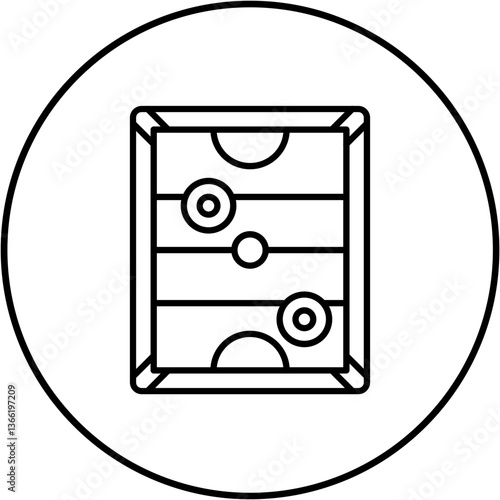 Air hockey Icon