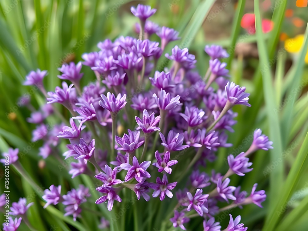 Stunning Purple Allium Flower Close-Up Blooming in Garden, Floral Beauty, Nature Photography Stunning Purple Allium Flower Close-Up Blooming in Garden, Floral Beauty, Nature Photography