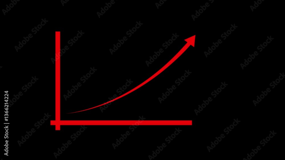 Abstract business graph icon animation background.Graph drawing arrow chart is getting bigger. Business growth arrows and graph charts. Business line arrow, improvement, business strategy. Abstract business graph icon animation background.Graph drawing arrow chart is getting bigger. Business growth arrows and graph charts. Business line arrow, improvement, business strategy.