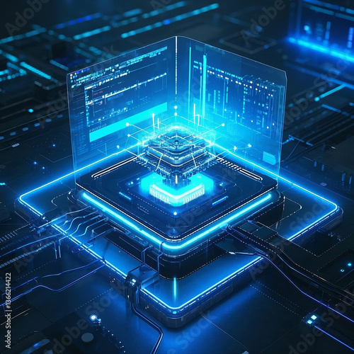 Neon Core: The Heart of Futuristic AI