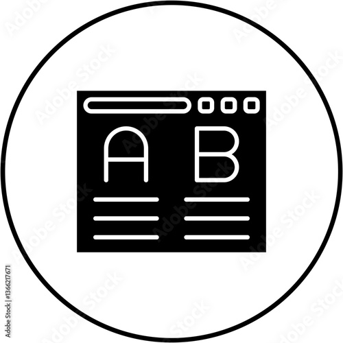Ab testing Icon