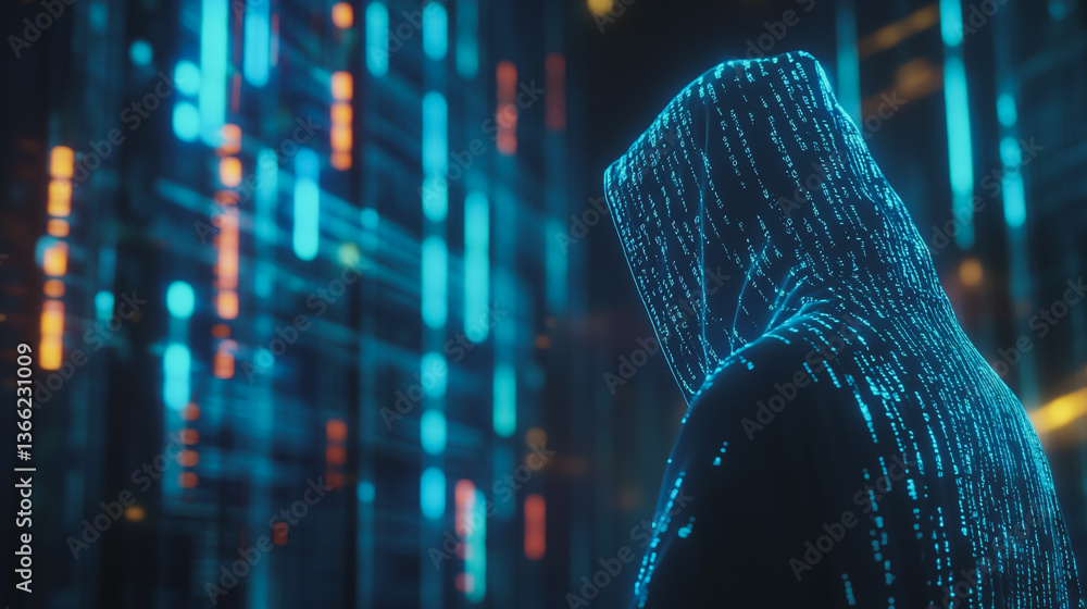custom made wallpaper toronto digitalHackers are planning to hack and attack Zeroday networks and cyber security systems in Smart digital city with Data center on cloud cyber security and Blue Binary Data Software Programming Code