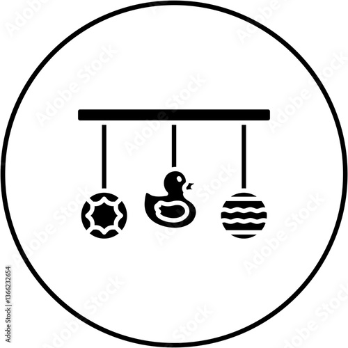 Baby crib Icon