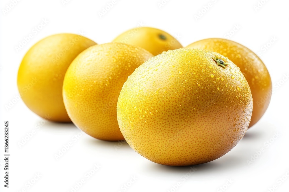 Fresh yellow oranges isolated on a white background. Full Depth of field. Clipping path Fresh yellow oranges isolated on a white background. Full Depth of field. Clipping path