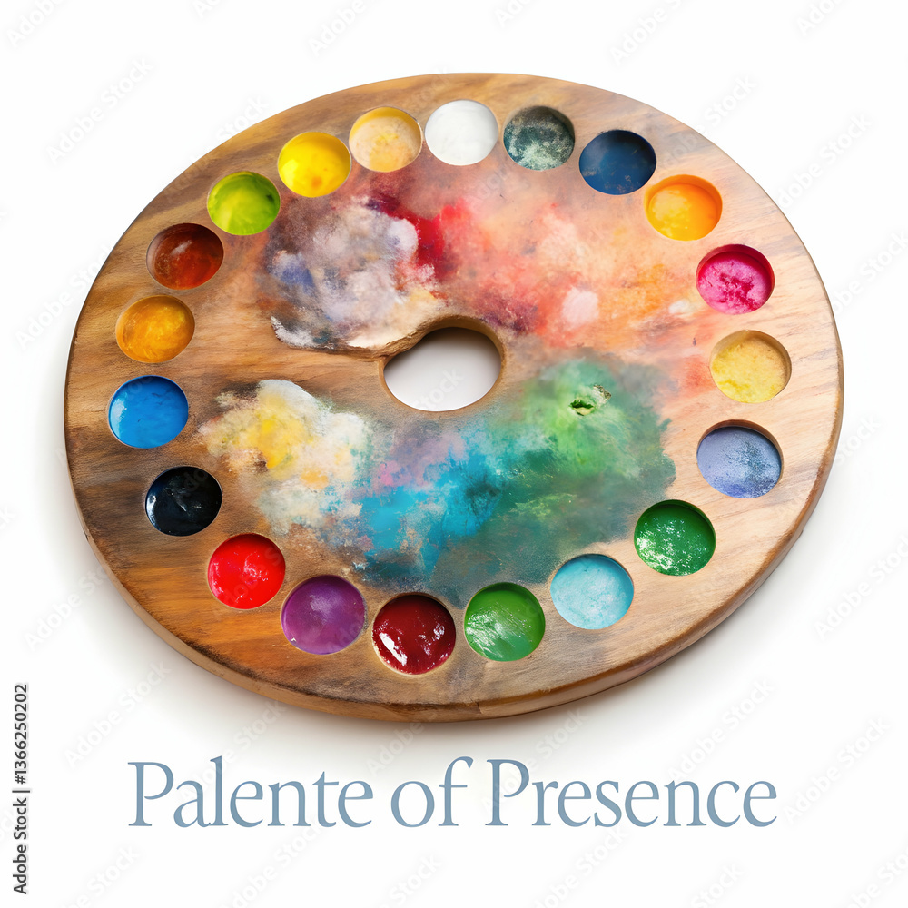palette and brushes palette and brushes