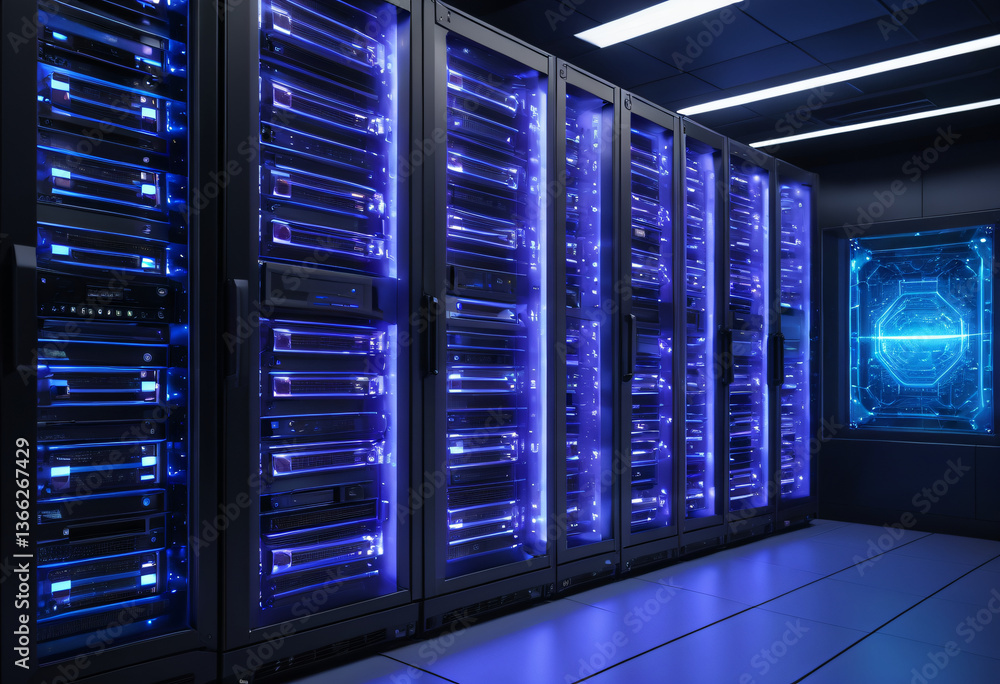 Data Center Server Room Data Center Server Room