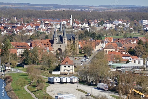 Bad Wimpfen - Blick vom roten Turm auf Wimpfen im Tal und Bad Friedrichshall