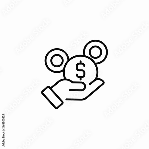 financial investment icon sign vector