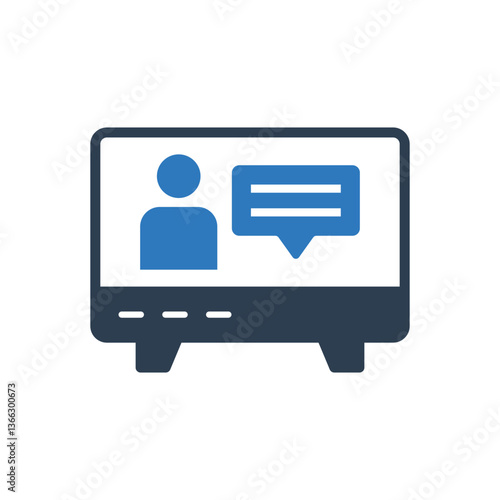 Television News Reporter Icon