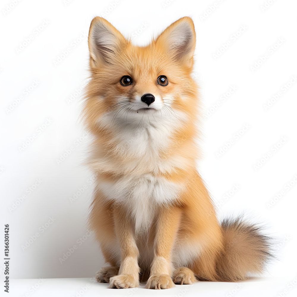 Obraz premium Adorable red fox cub (1)