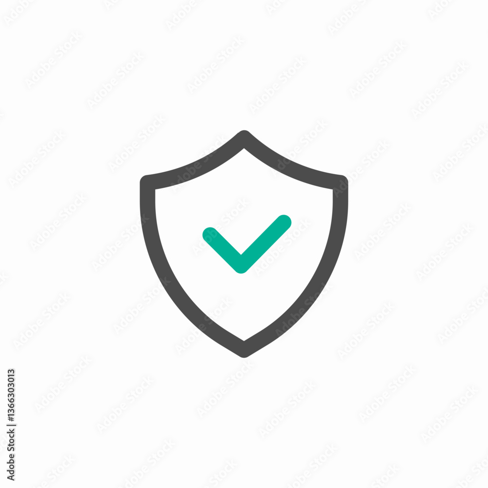 protection shield icon sign vector protection shield icon sign vector
