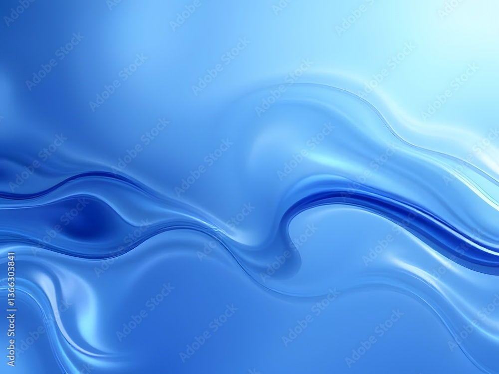 Fototapeta premium Modern colorful transparent fluid background, fluid neon wave curve glossy effect generative ai