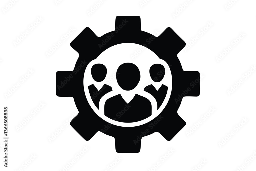 Obraz premium black and white skull