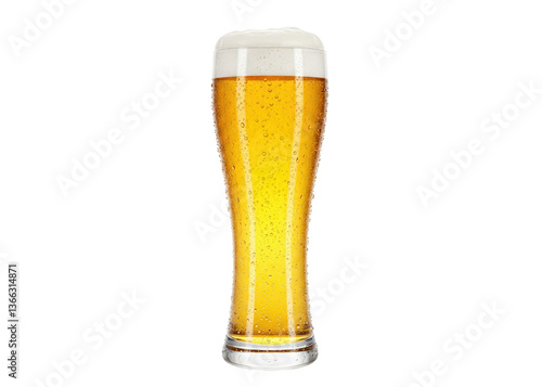 beer in a pilsner glass